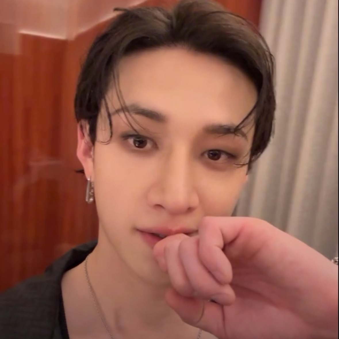 A moment captured by Bang Chan (Stray Kids)'s fan