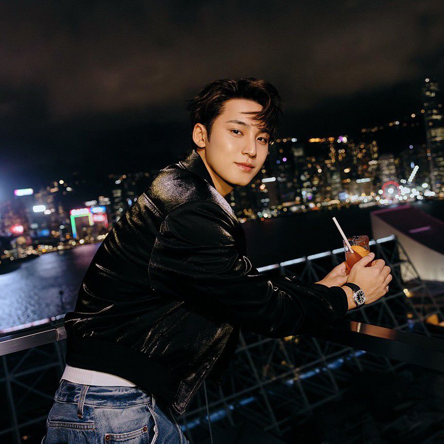 珉奎 (SEVENTEEN)粉丝拍下的瞬间