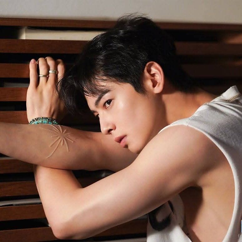 Recent activity shot of Eunwoo (ASTRO)