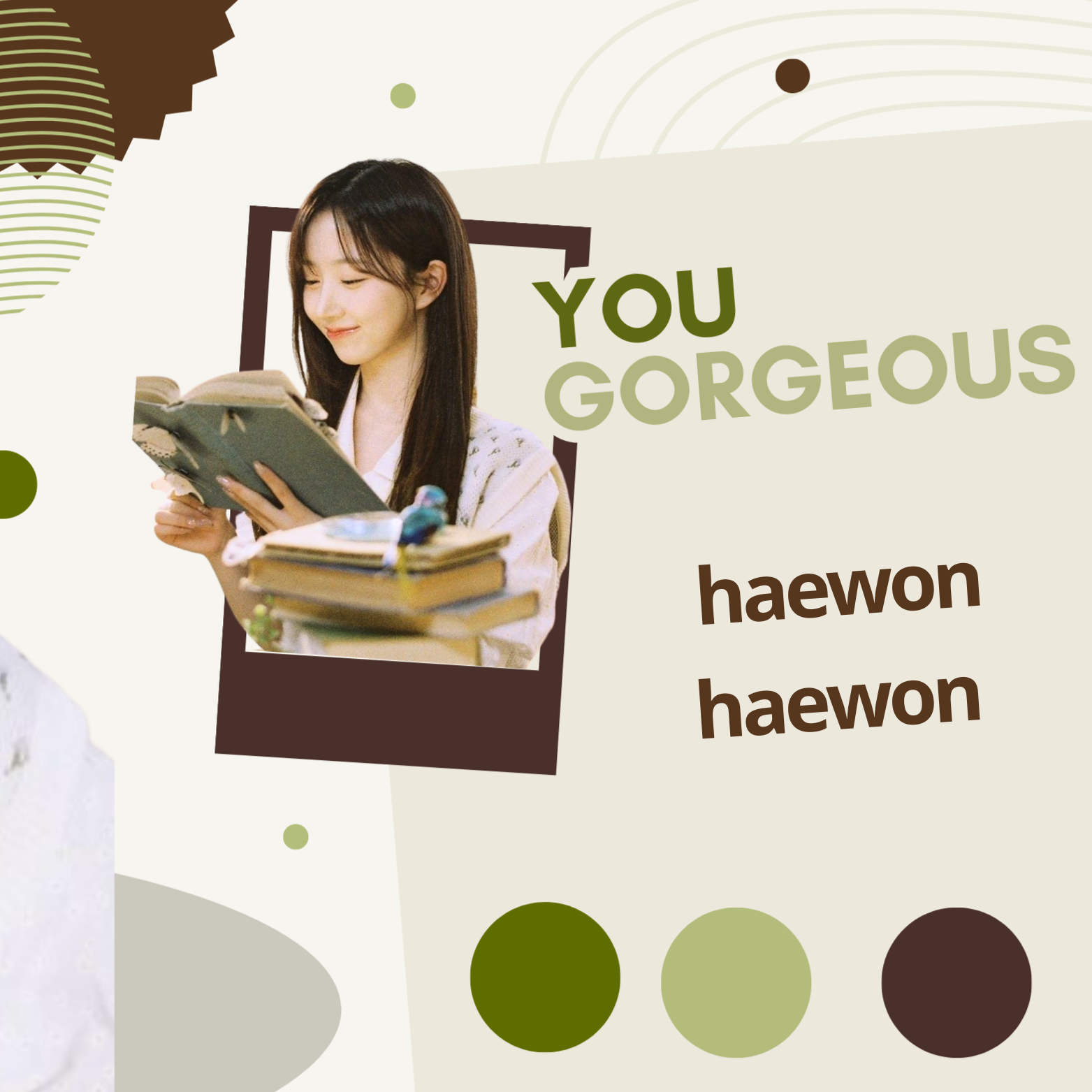 A moment captured by Haewon (NMIXX)'s fan