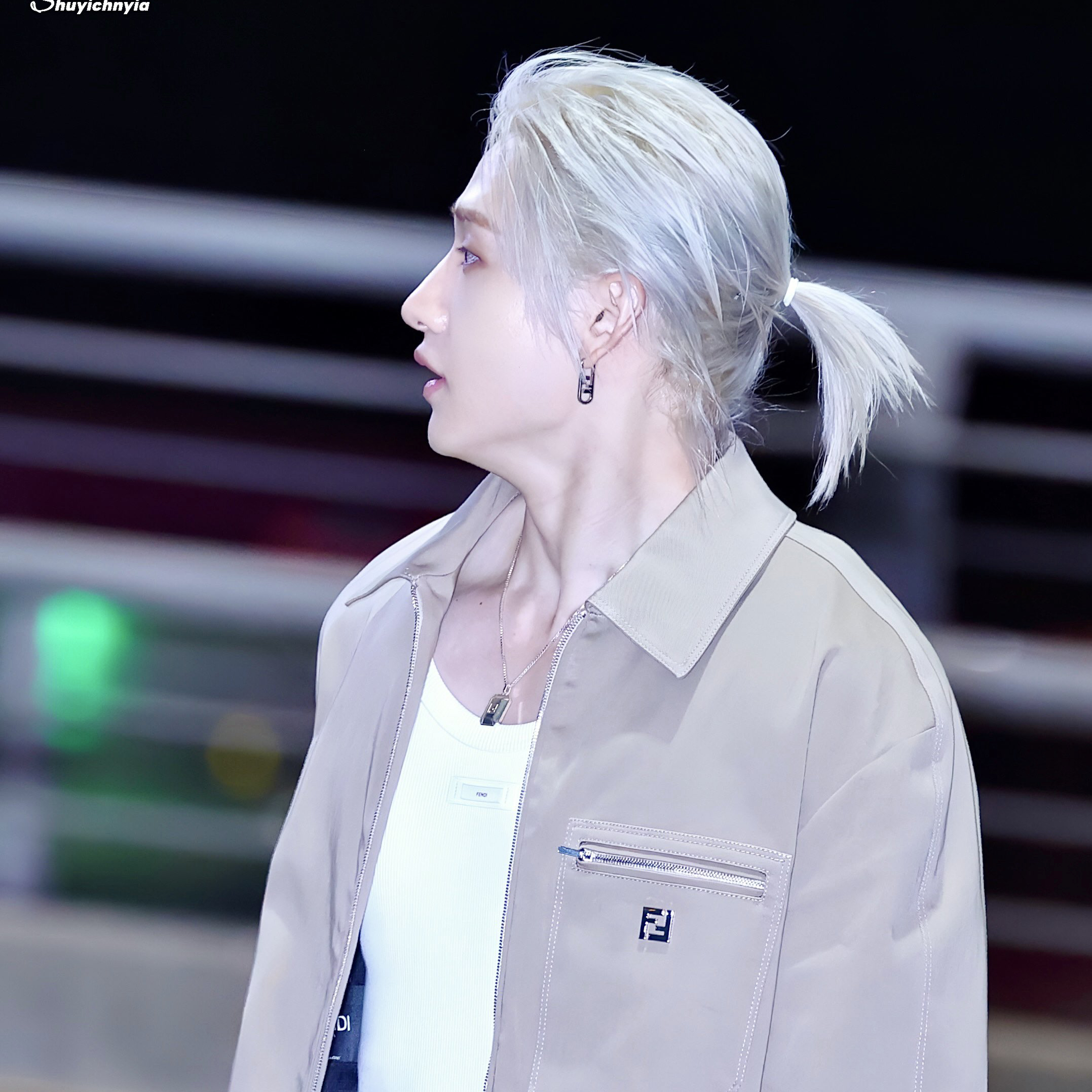 Recent activity shot of Bang Chan (Stray Kids)