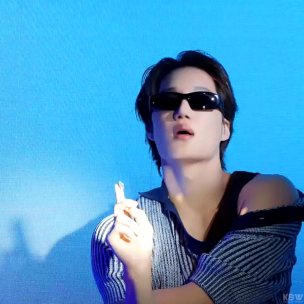Recent activity shot of Kai (EXO)