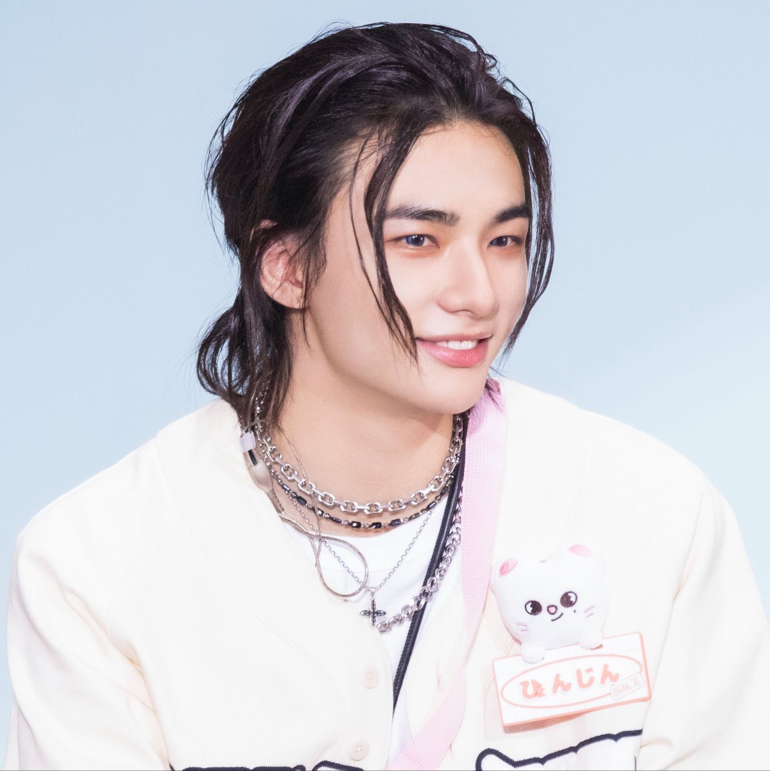 Recent activity shot of Hyunjin (Stray Kids)