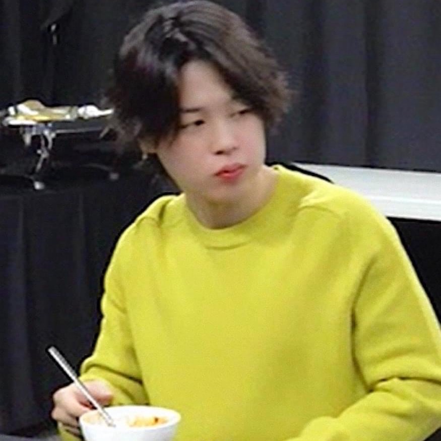 Recent activity shot of Jimin (BTS)