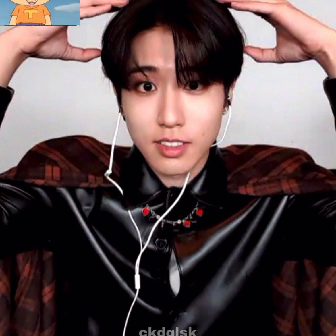 A moment captured by HAN (Stray Kids)'s fan