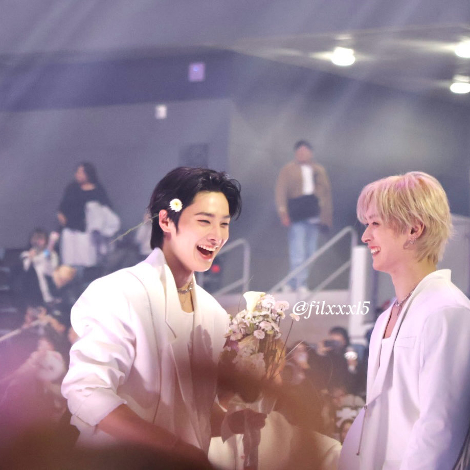 A moment captured by I.N (Stray Kids)'s fan