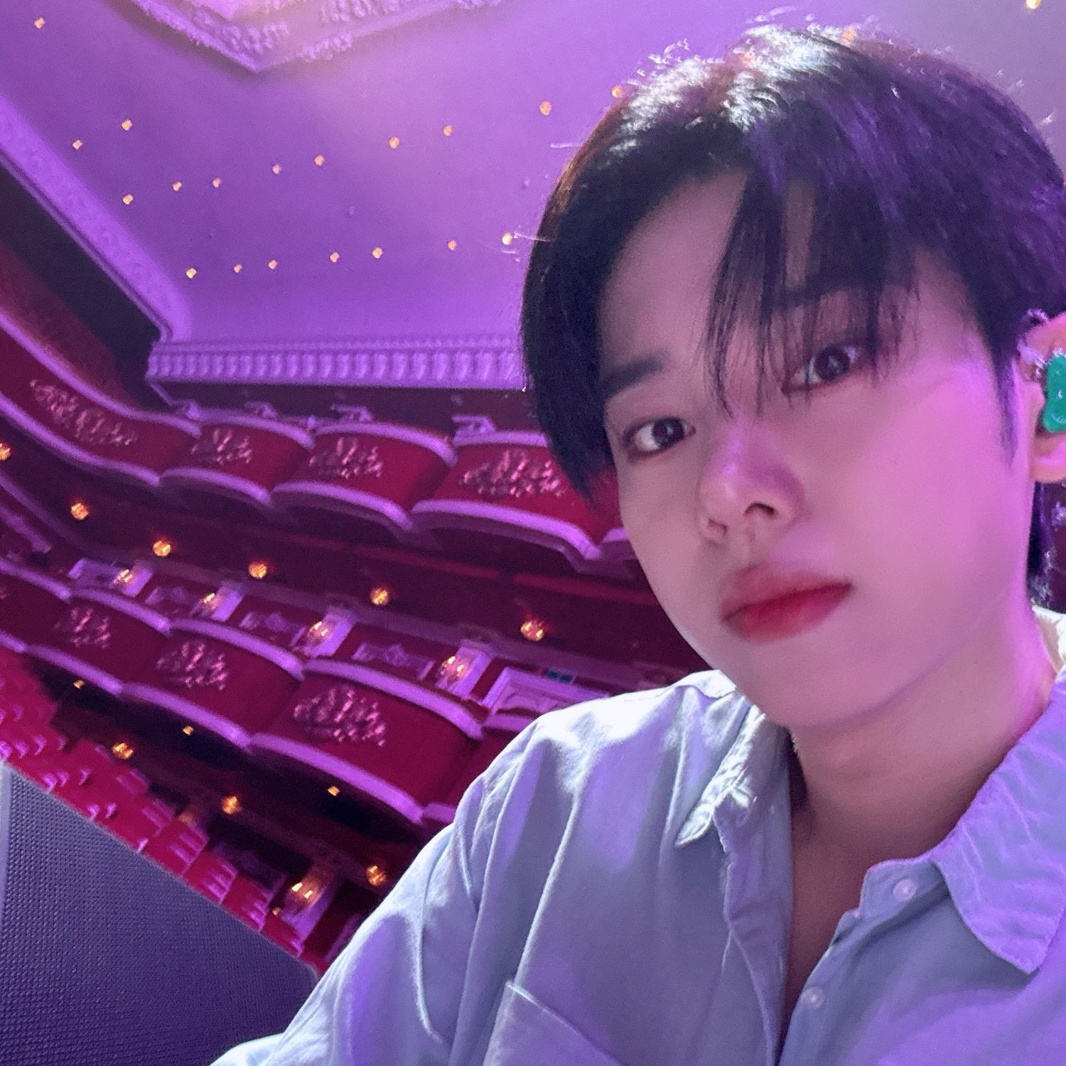 A moment captured by Kim Donghyun (AB6IX)'s fan