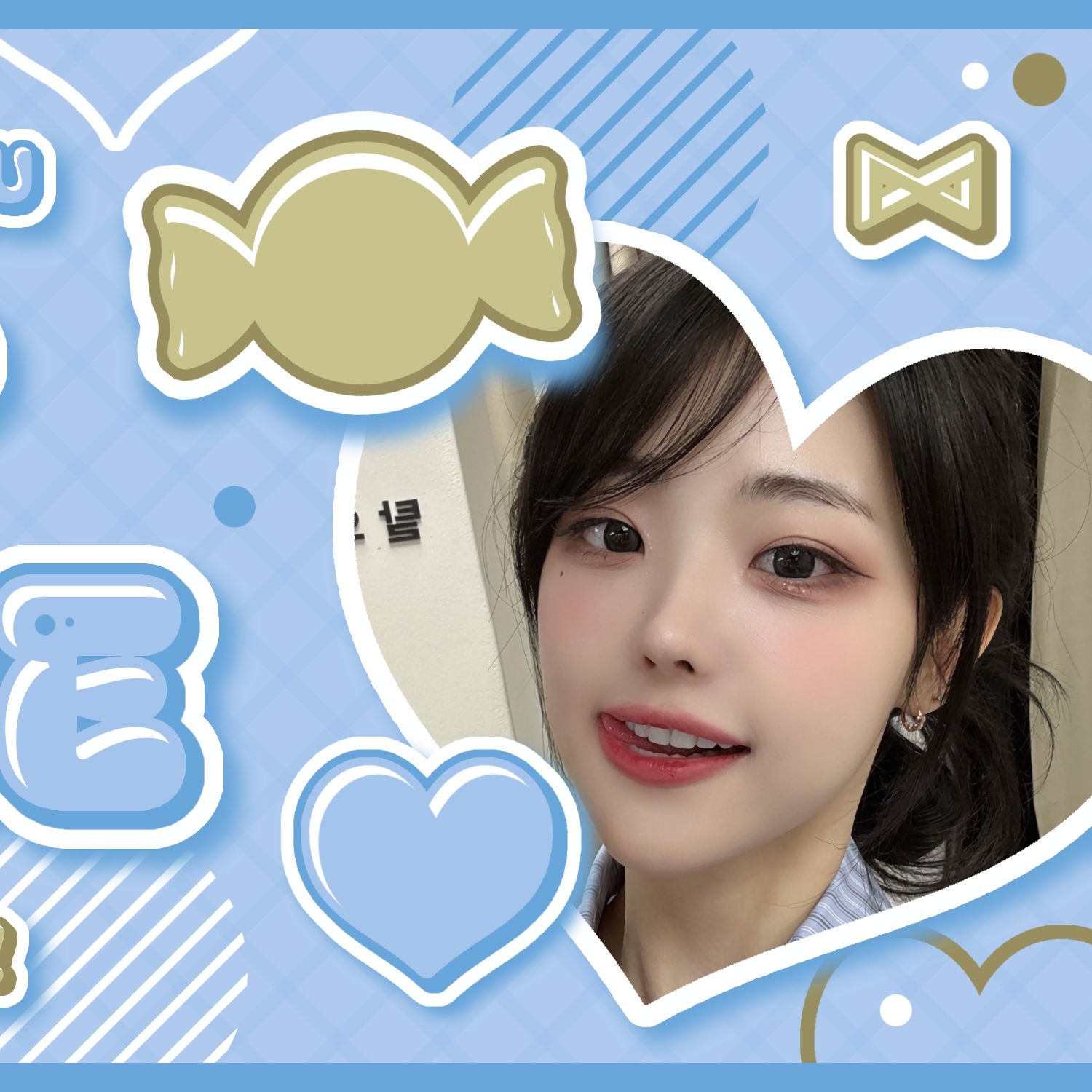 Behind-the-scenes cut of Hina (QWER)