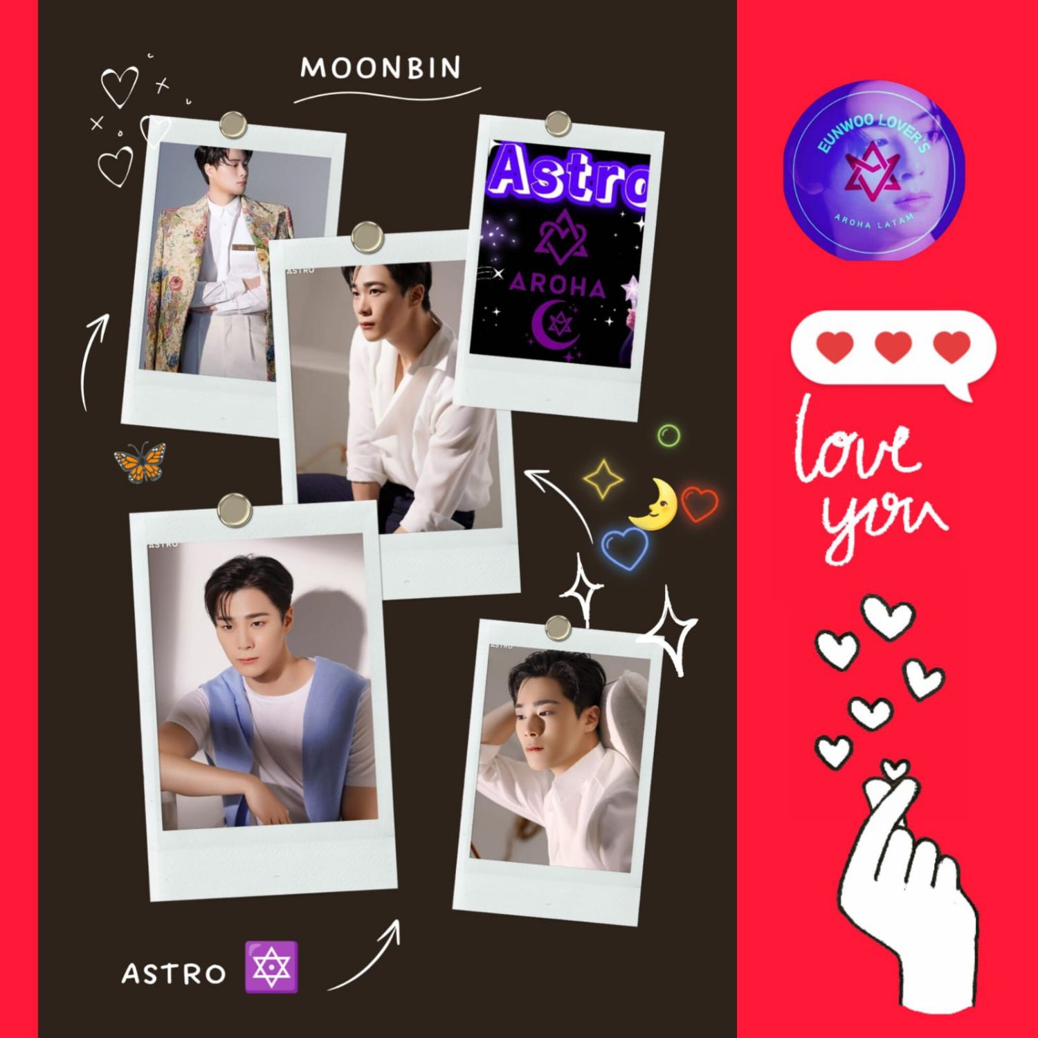 A moment captured by ASTRO's fan