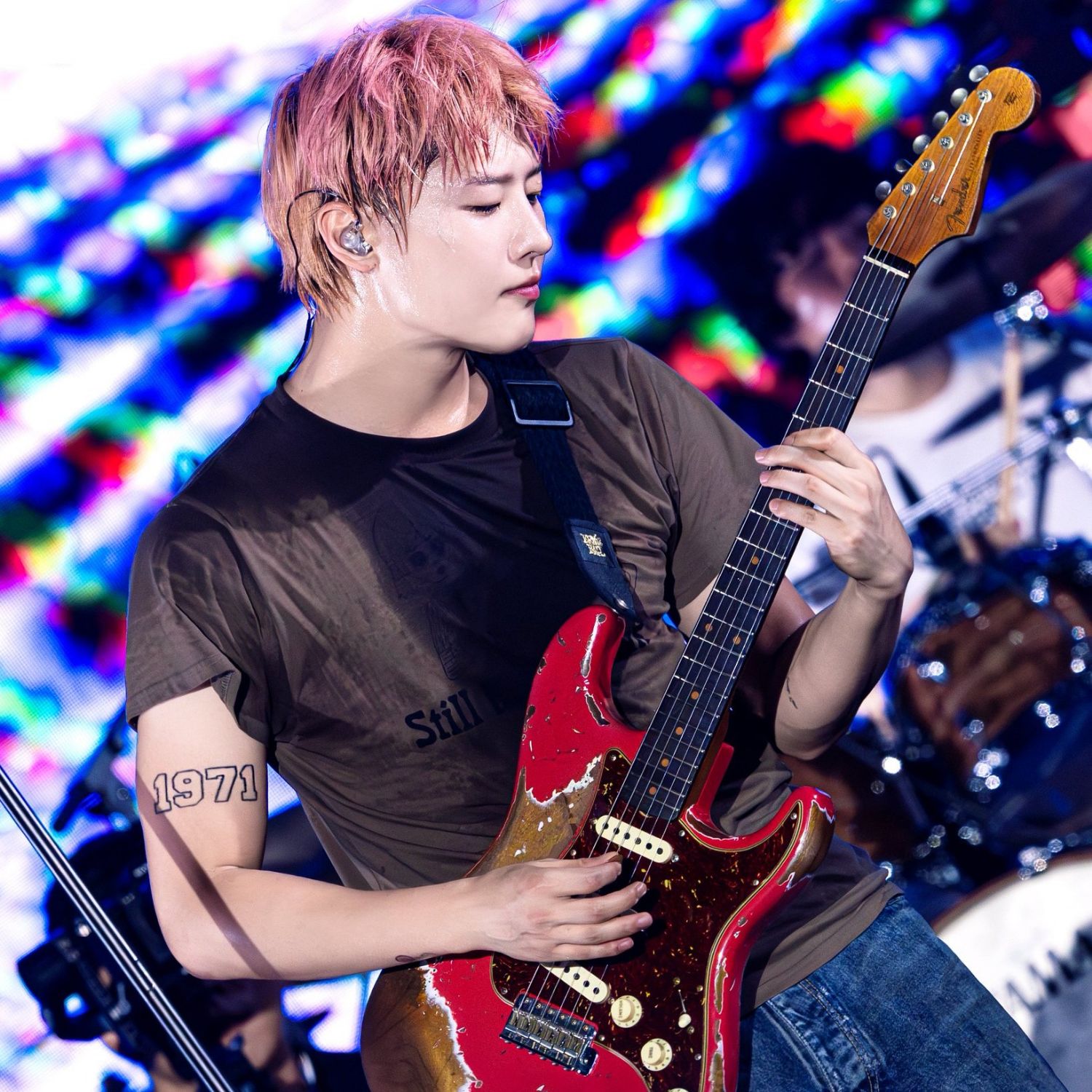 A moment captured by WOODZ's fan