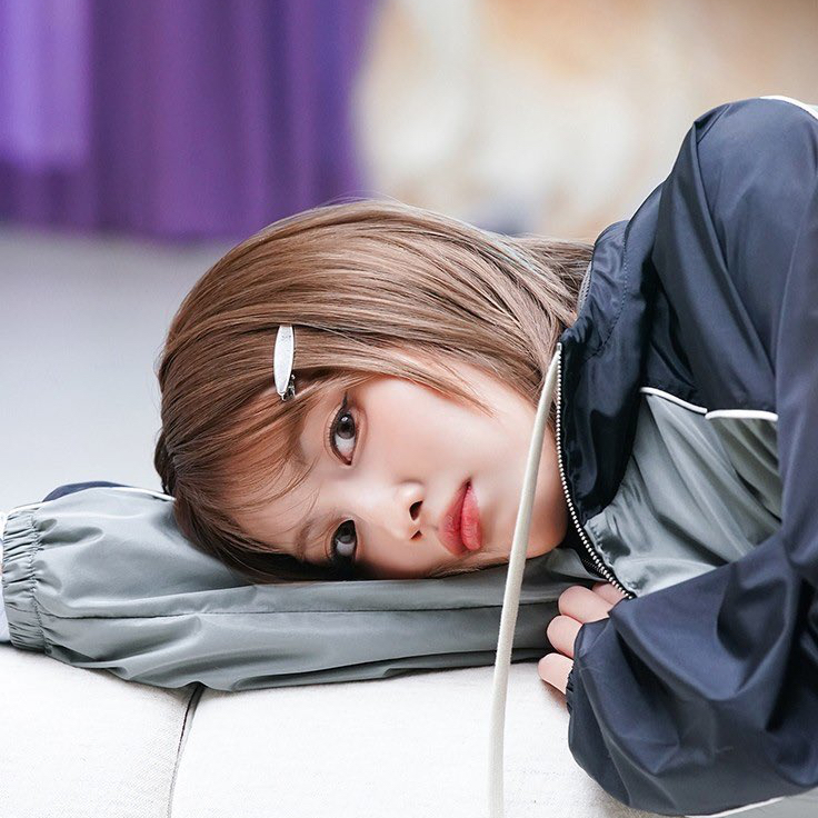 Recent activity shot of Momo (TWICE)