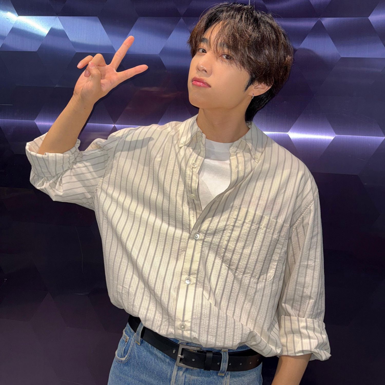Recent activity shot of Sunwoo (THE BOYZ)