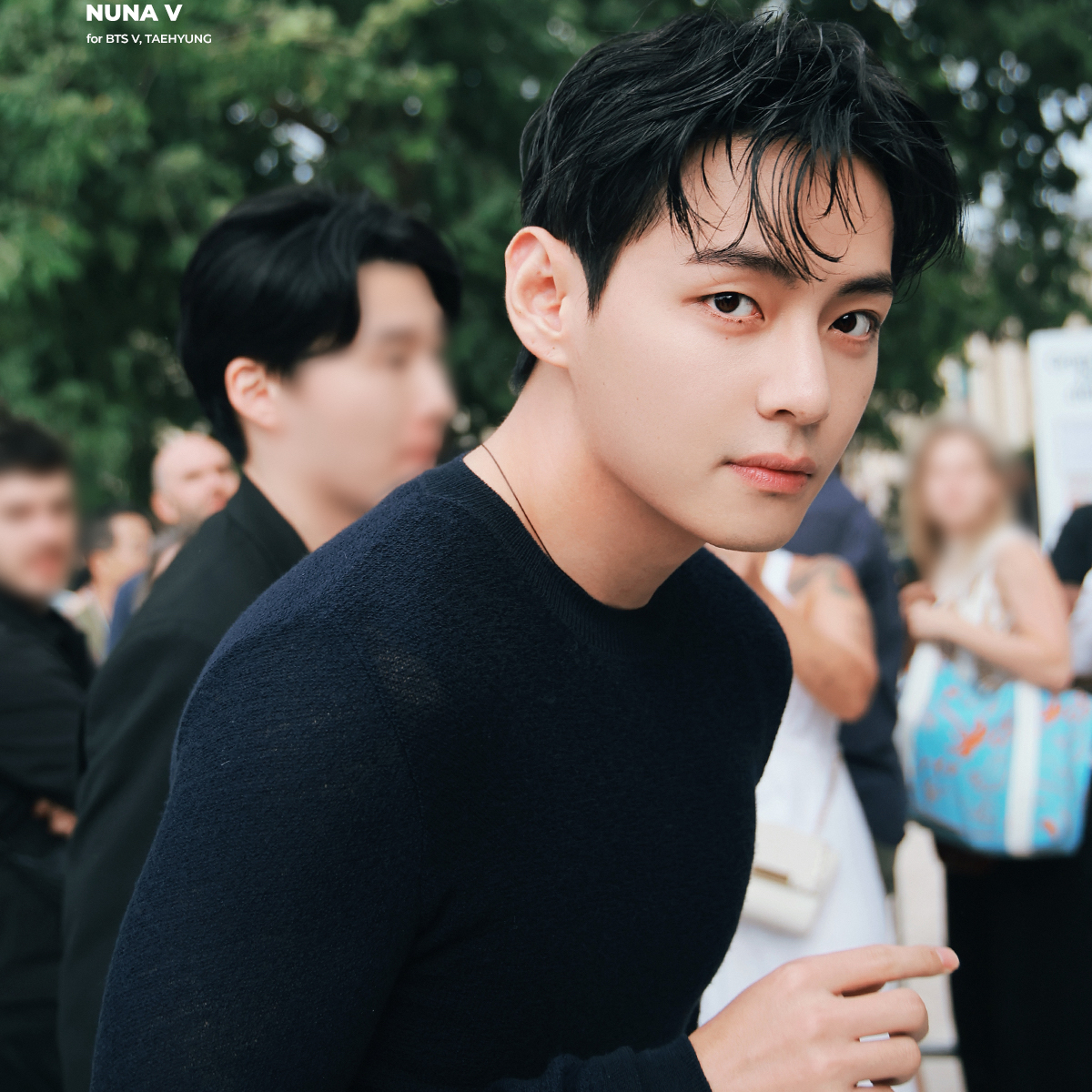 A moment captured by V (BTS)'s fan
