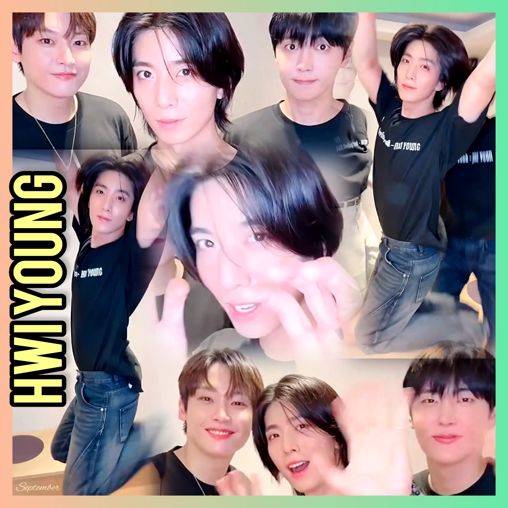 A moment captured by Hwiyoung (SF9)'s fan