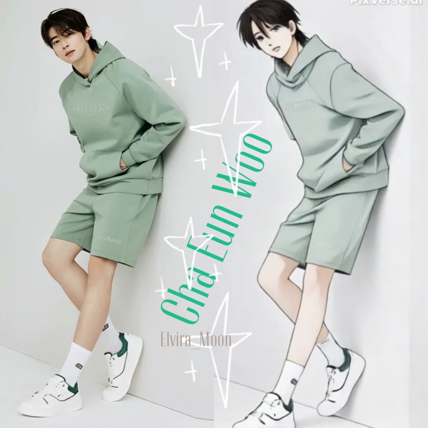 Recent activity shot of Eunwoo (ASTRO)