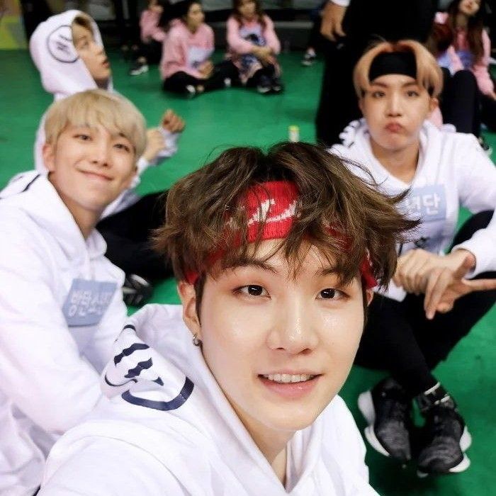 Recent activity shot of SUGA (BTS)