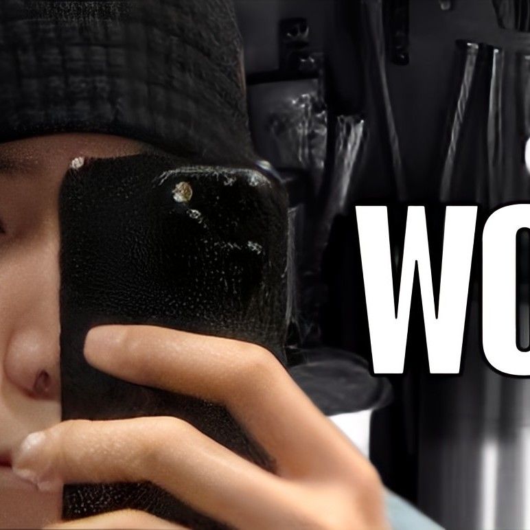 A moment captured by Wooseok (PENTAGON)'s fan