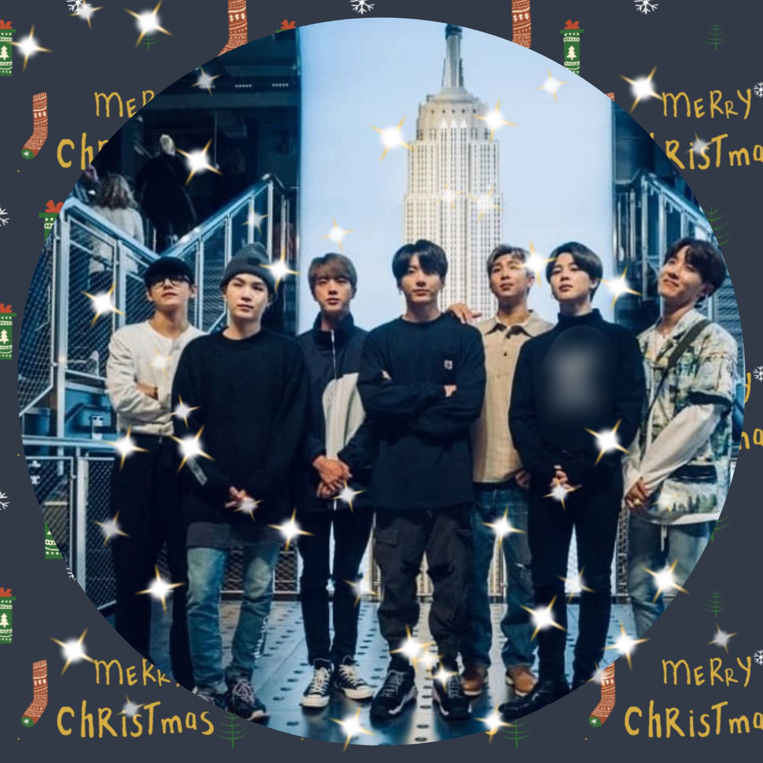 防弹少年团粉丝拍下的瞬间