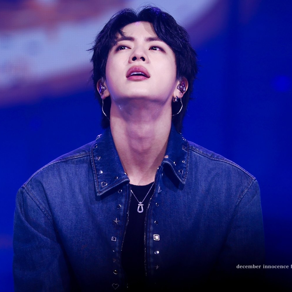 Recent activity shot of Jin (BTS)