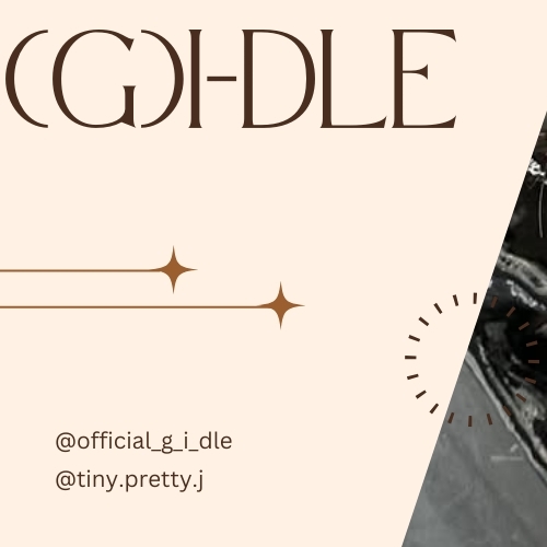 A moment captured by i-dle's fan