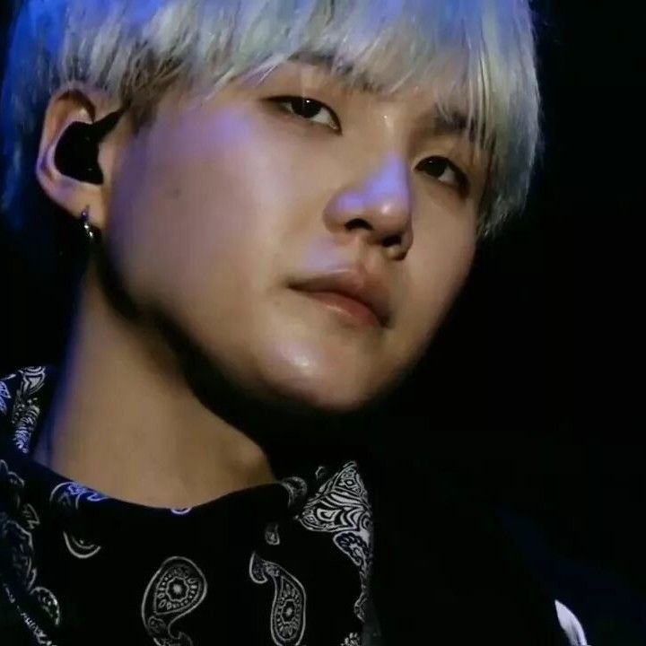 Recent activity shot of SUGA (BTS)