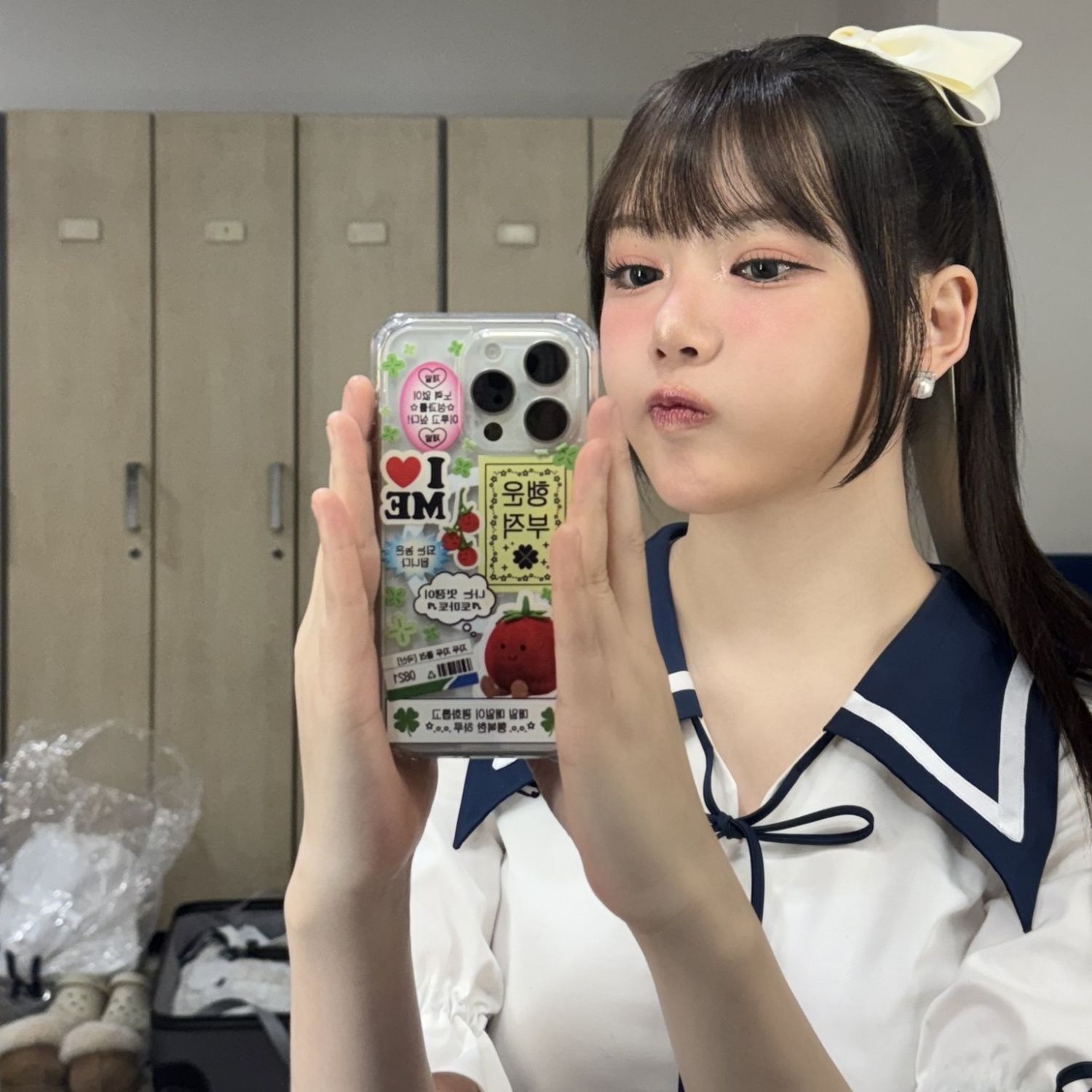 A moment captured by Yerin (GFRIEND)'s fan
