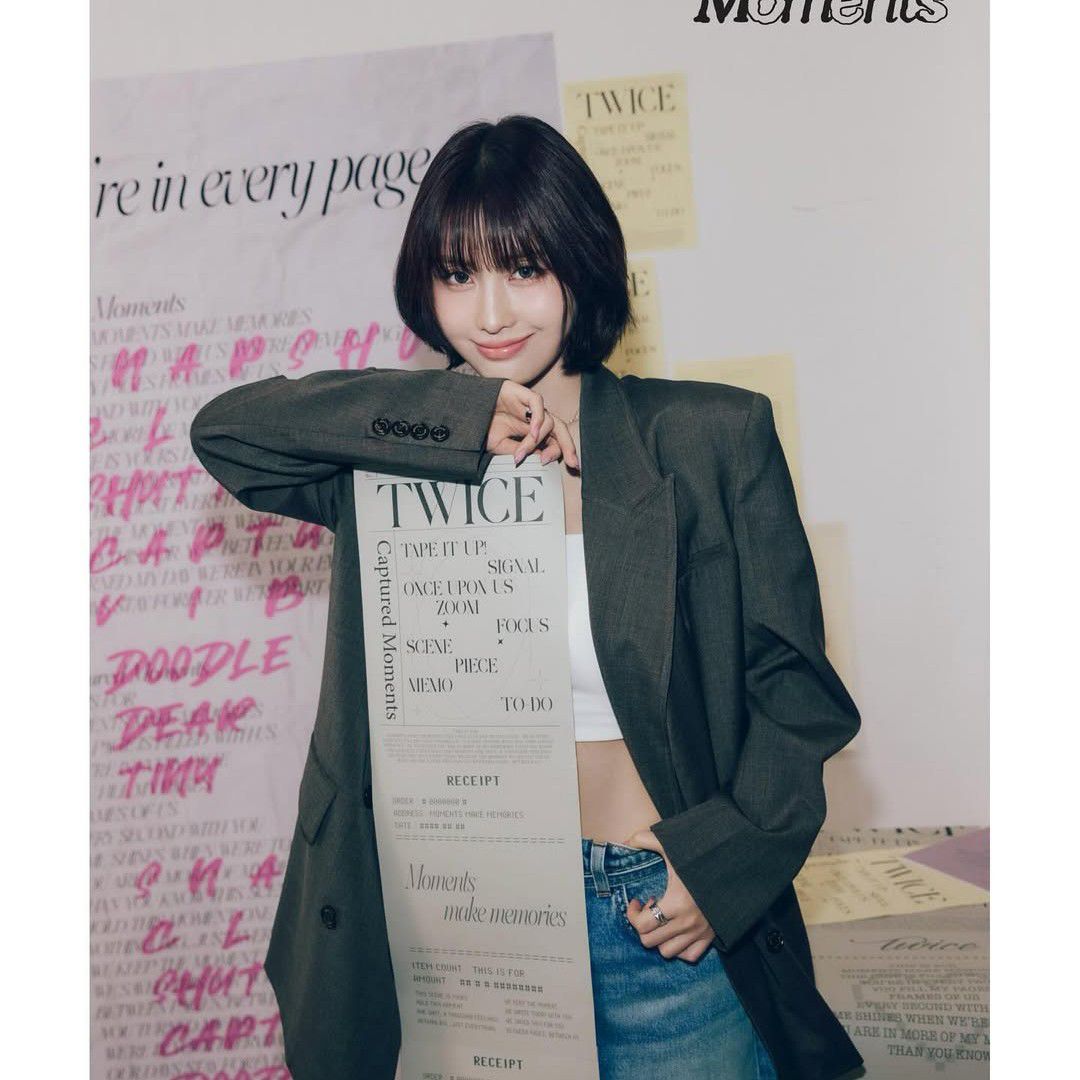 모모 (TWICE)의 비하인드 컷