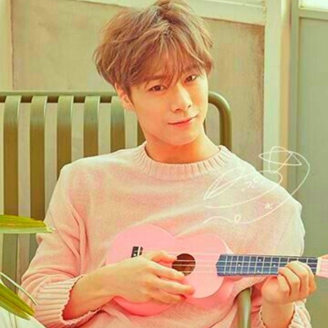 Recent activity shot of Moonbin (ASTRO)