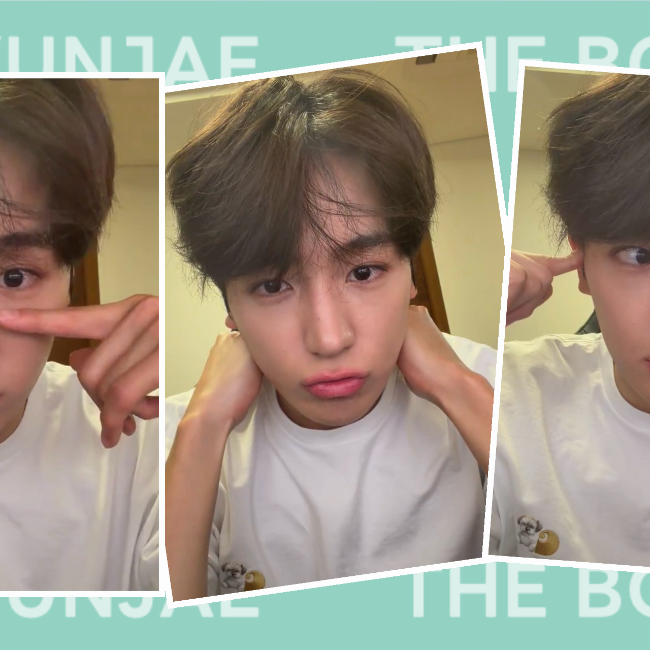 A moment captured by Hyunjae (THE BOYZ)'s fan