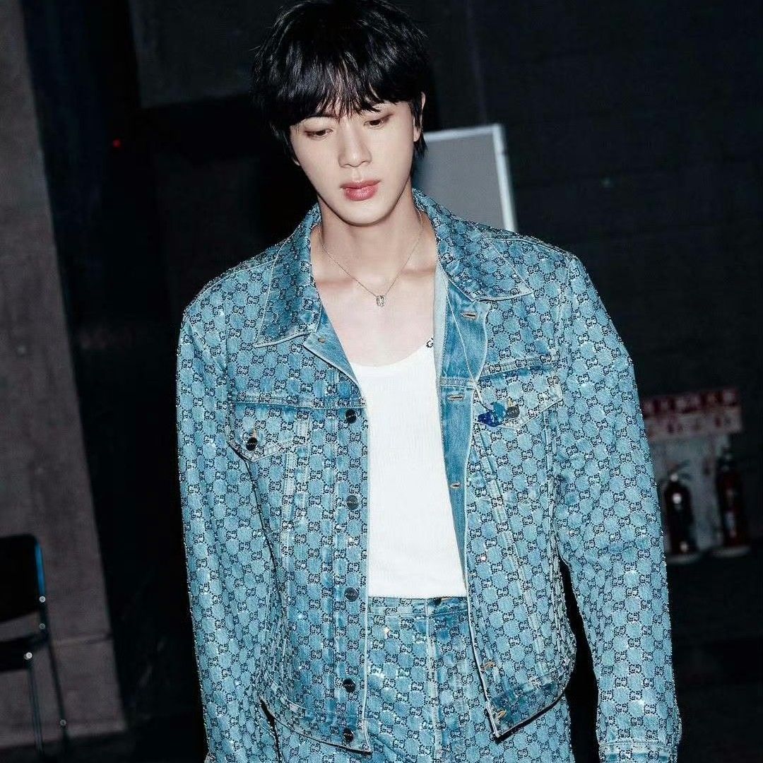 Recent activity shot of Jin (BTS)