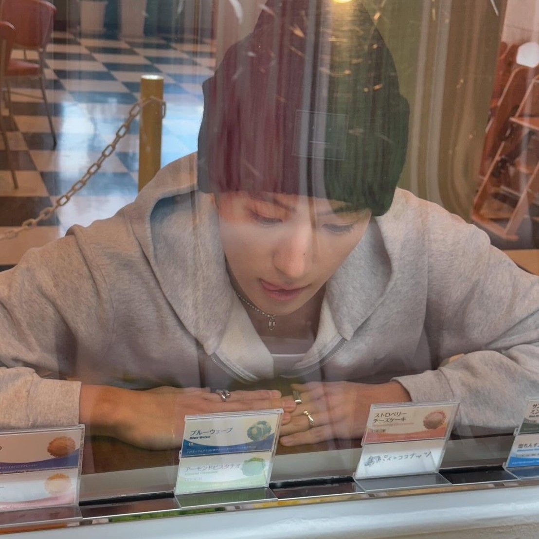 A moment captured by Hyunjae (THE BOYZ)'s fan