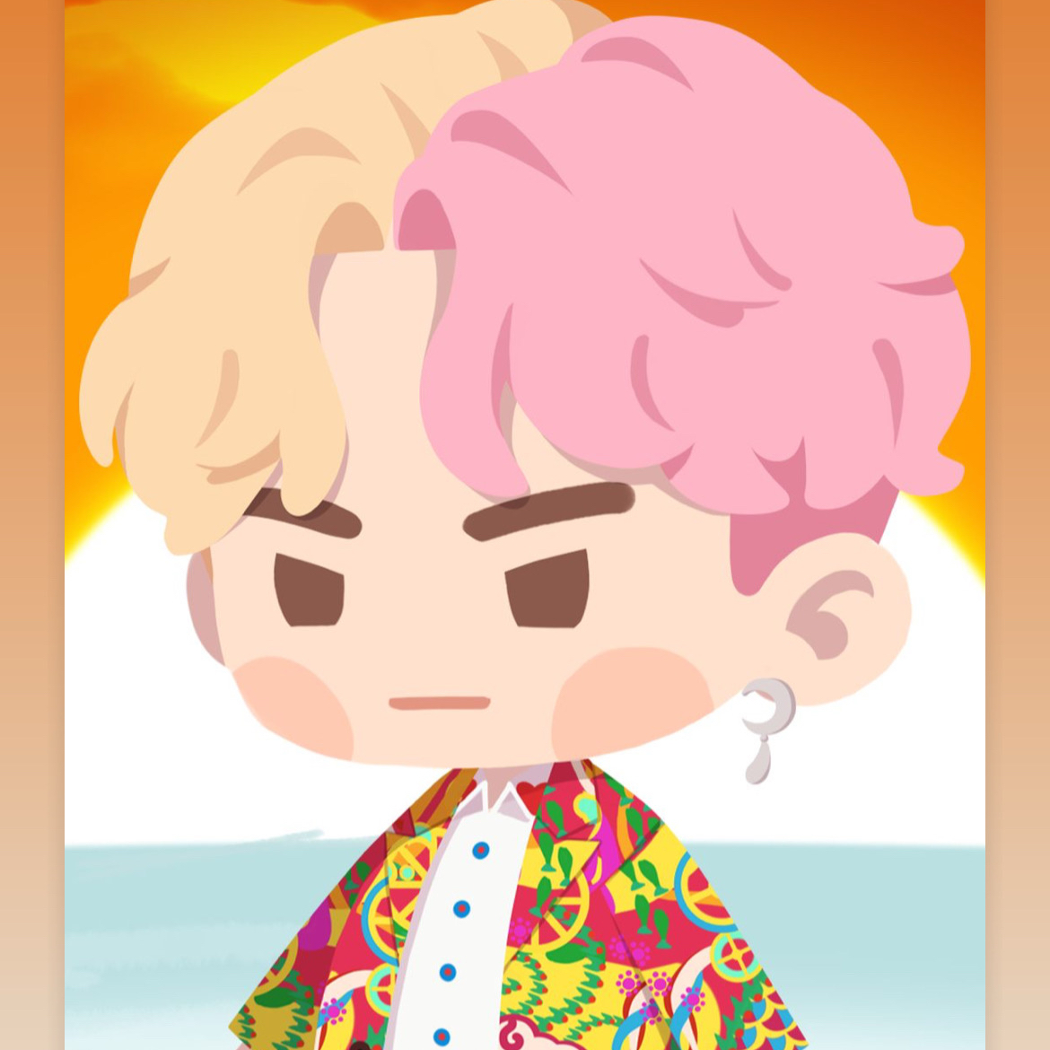 V (防彈少年團)粉絲拍下的瞬間