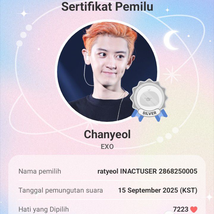 Recent activity shot of Chanyeol (EXO)