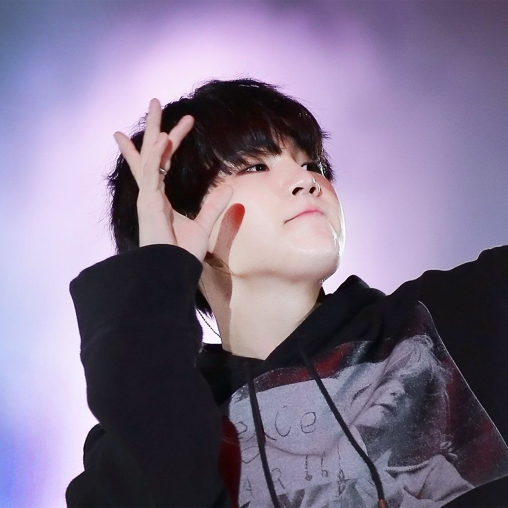 Recent activity shot of SUGA (BTS)