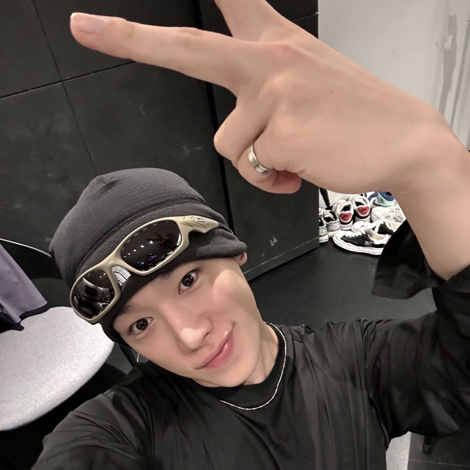 A moment captured by Wonho's fan