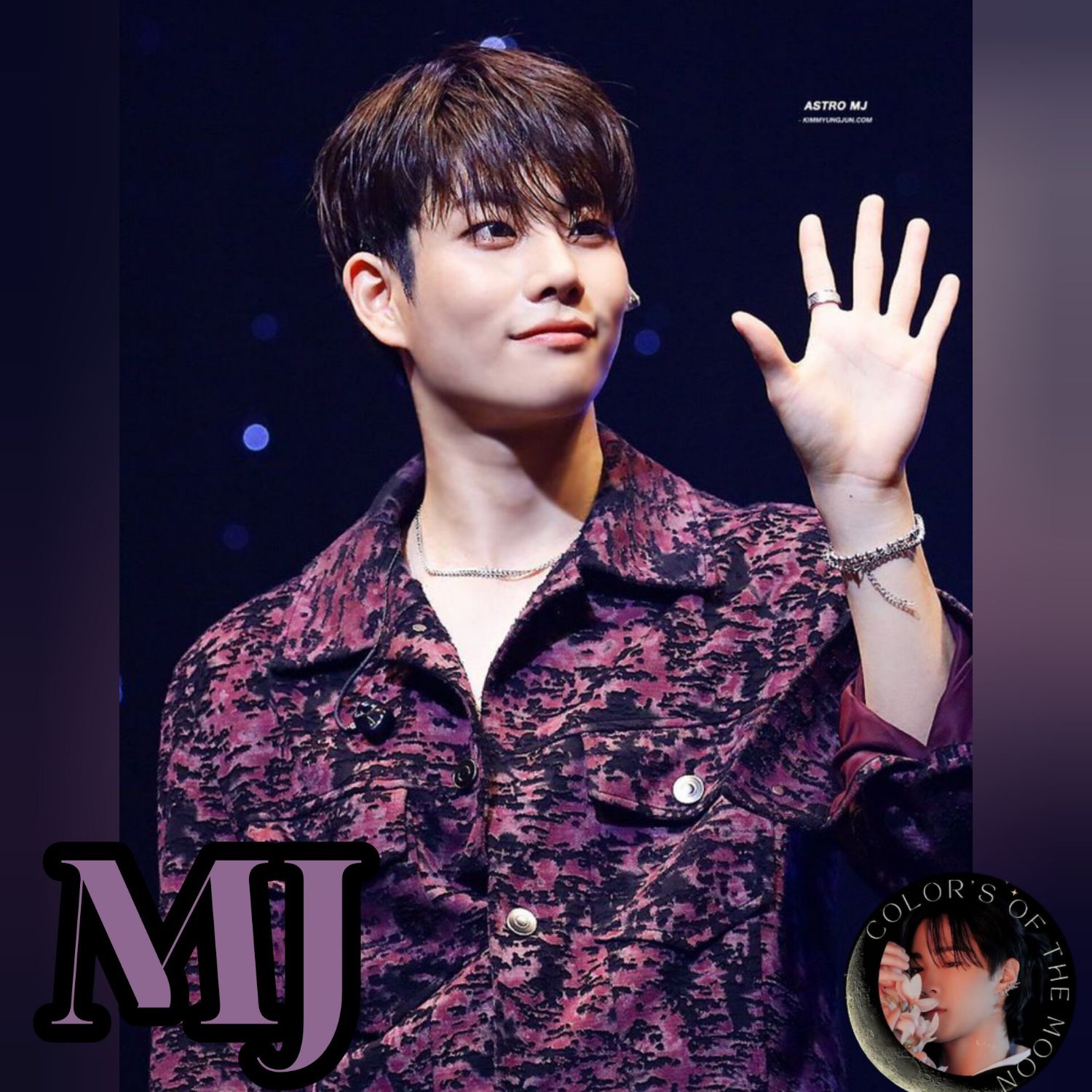 A moment captured by MJ (ASTRO)'s fan