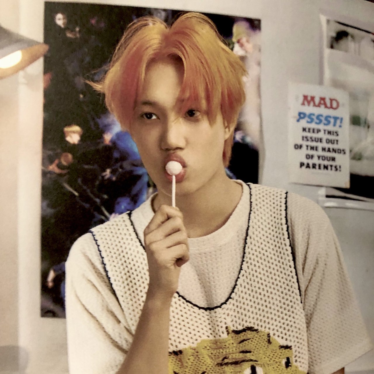 Recent activity shot of Kai (EXO)