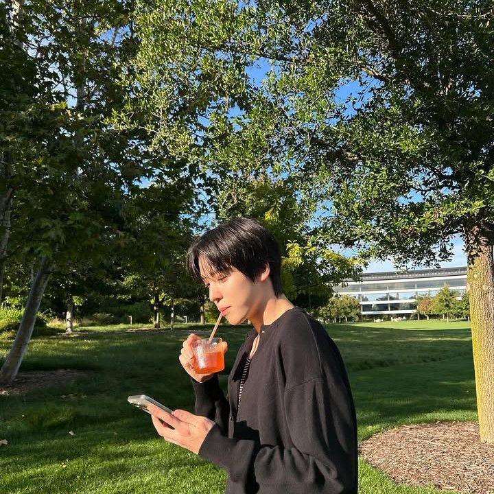 A moment captured by ATEEZ's fan