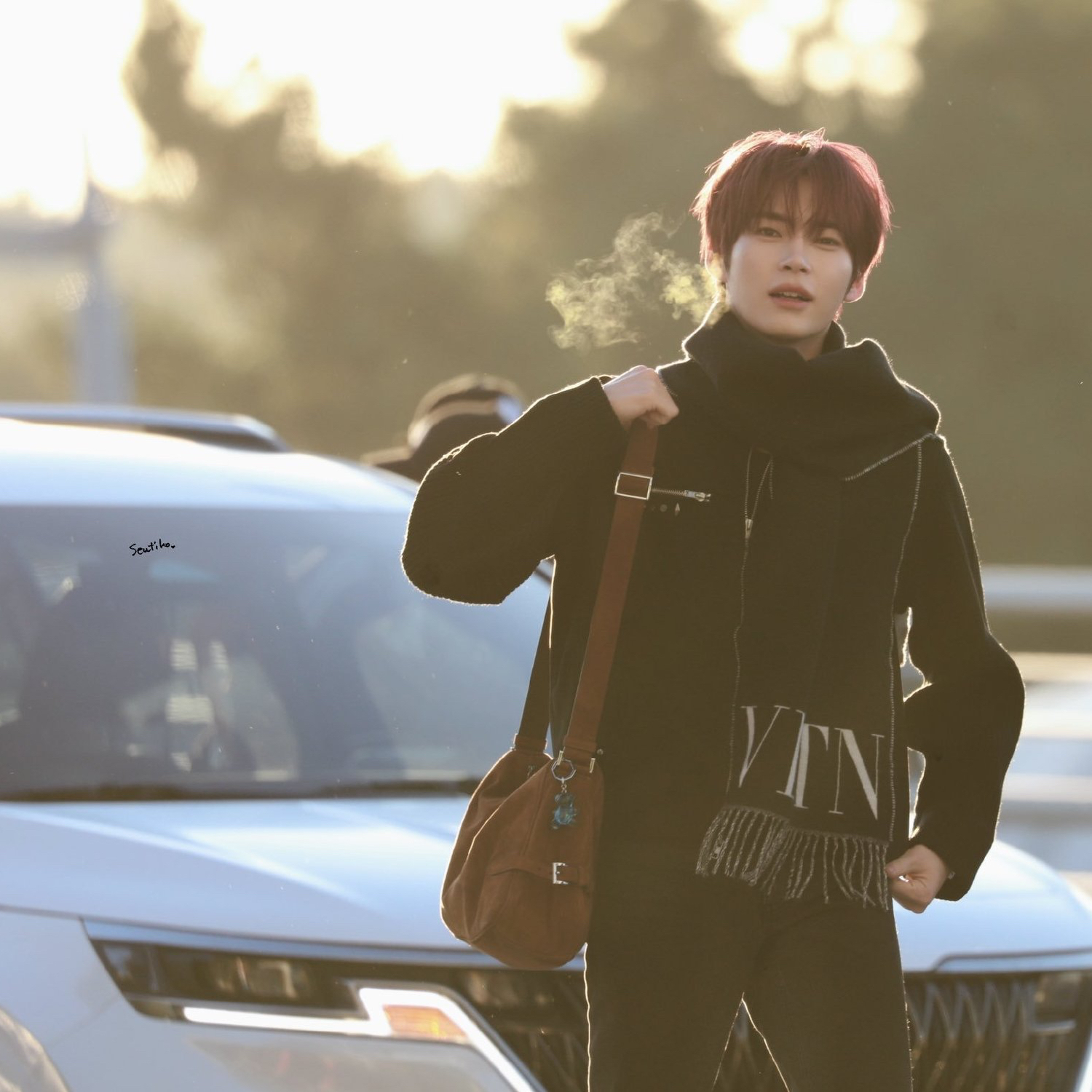 A moment captured by Sung Hanbin (ZEROBASEONE)'s fan