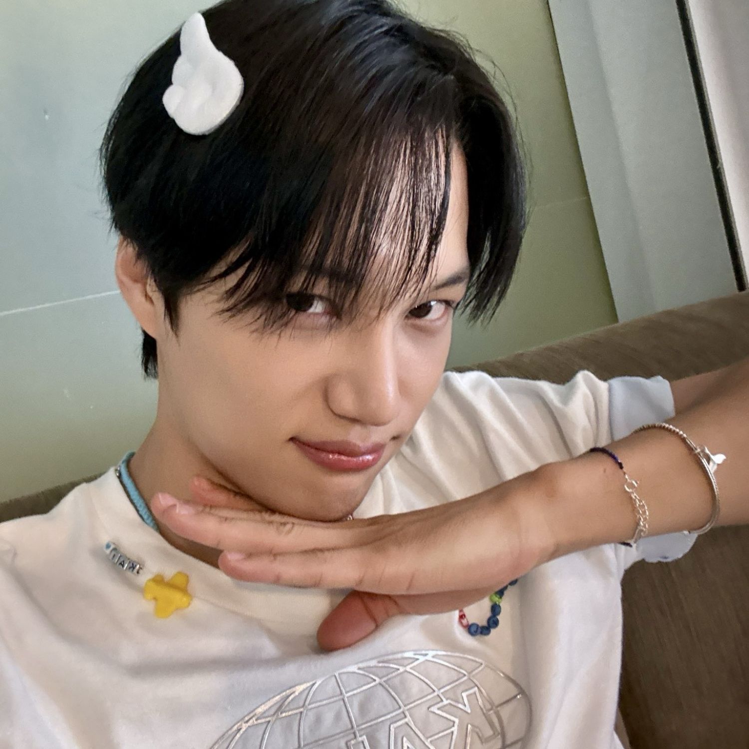 Kai (EXO)粉丝拍下的瞬间