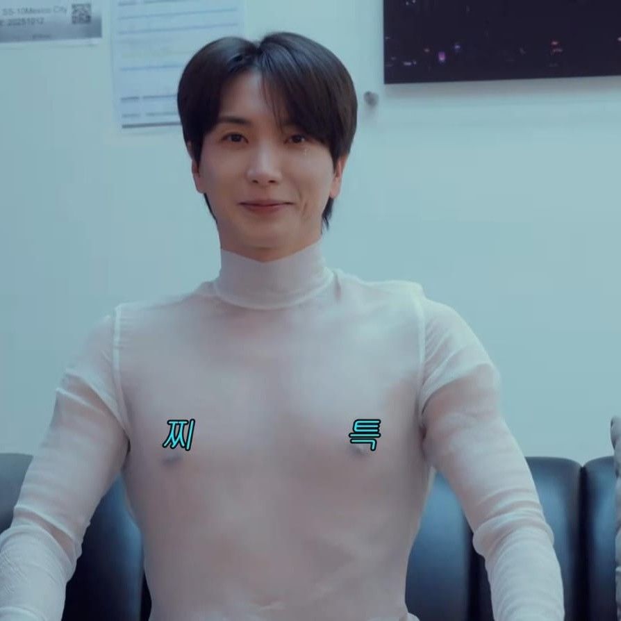 Behind-the-scenes cut of Leeteuk (Super Junior)