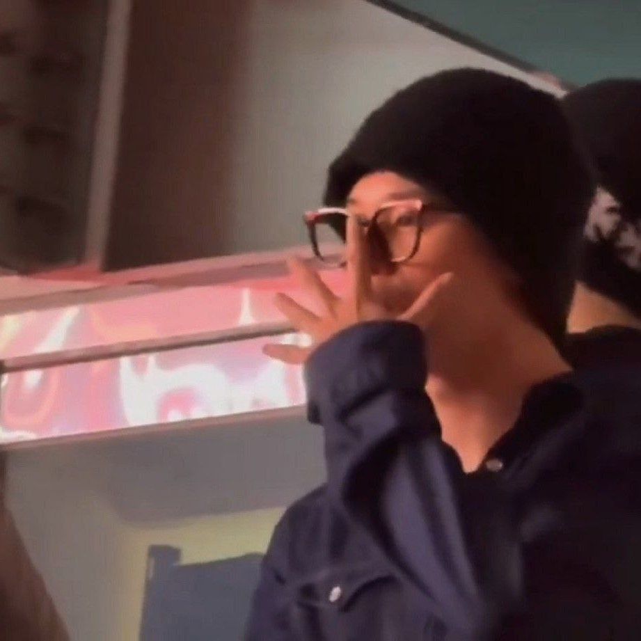 Recent activity shot of Jimin (BTS)
