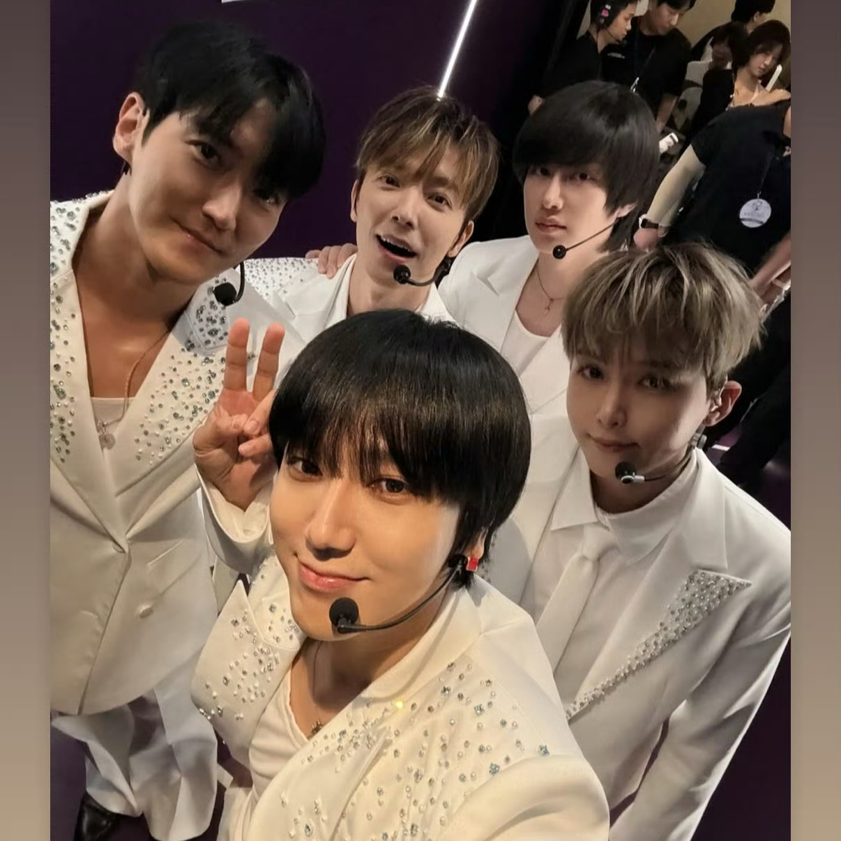 A moment captured by Super Junior's fan
