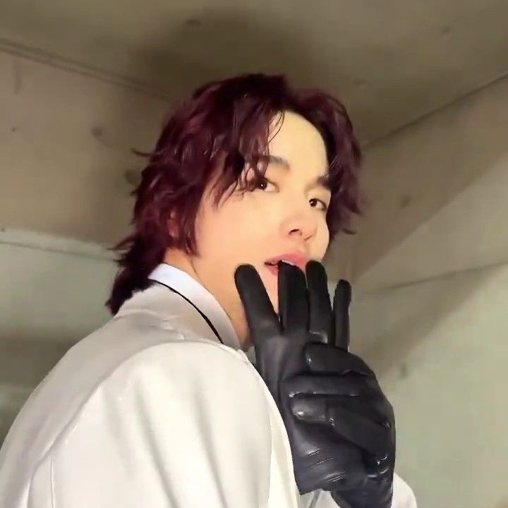 Recent activity shot of Sato Keigo (JO1)