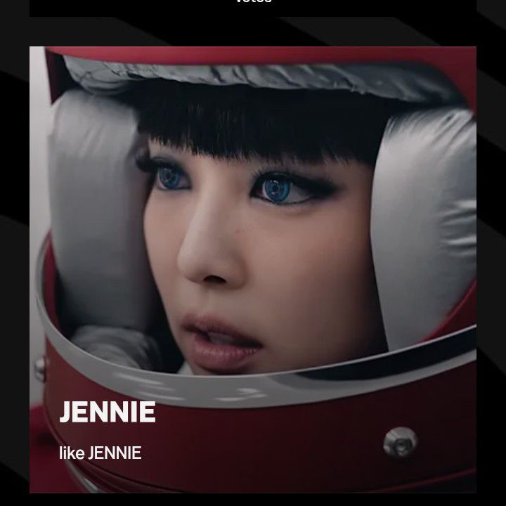 Recent activity shot of Jennie (BLACKPINK)
