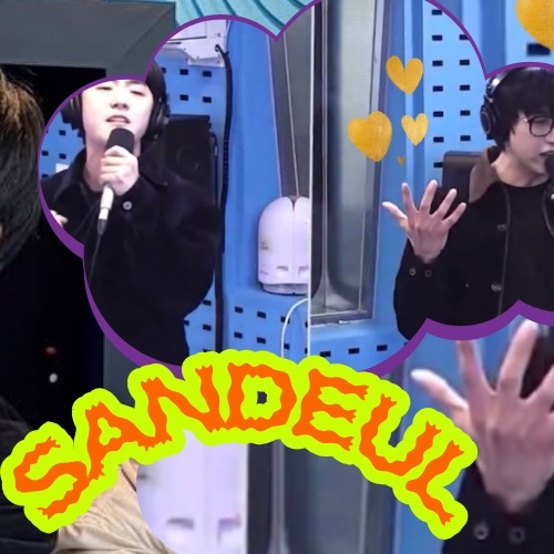 Recent activity shot of Sandeul (B1A4)