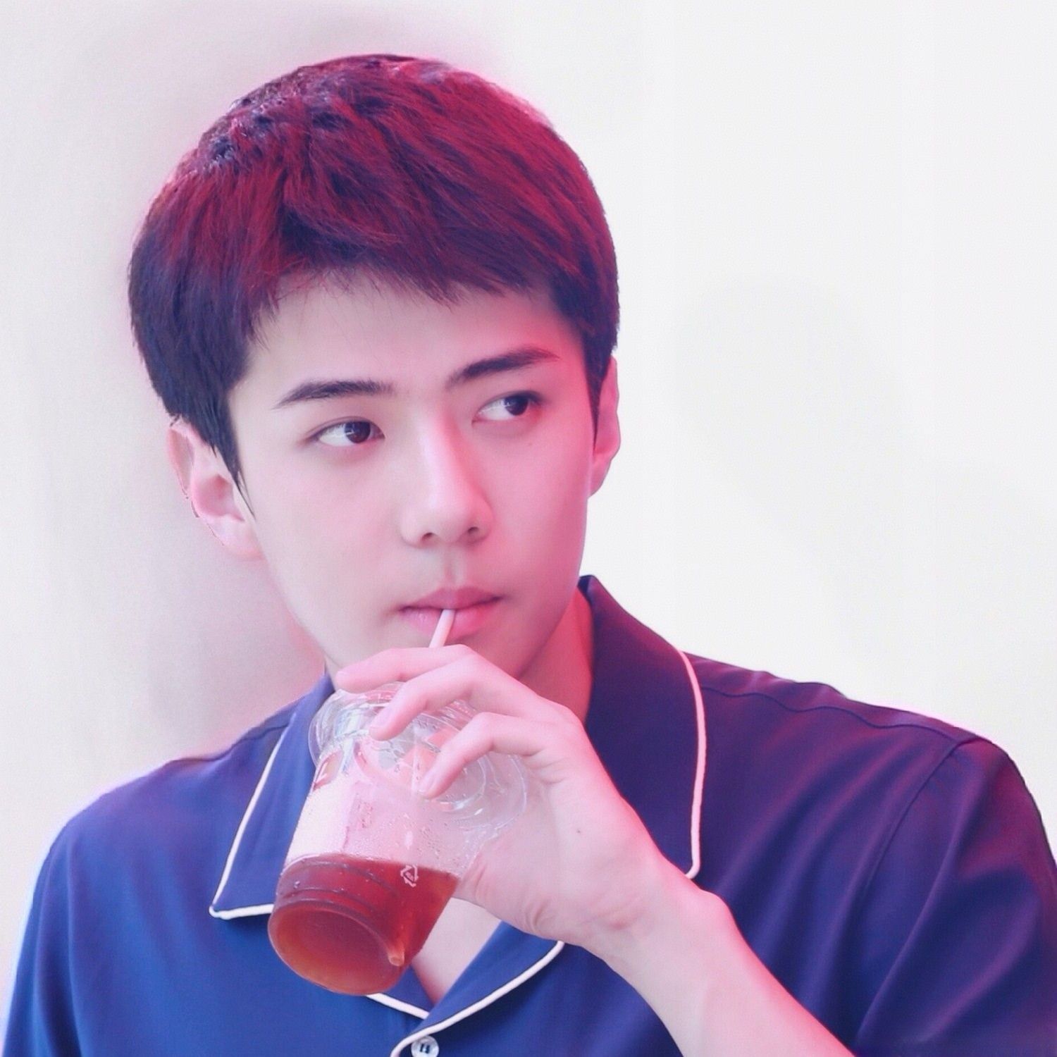 Recent activity shot of Sehun (EXO)