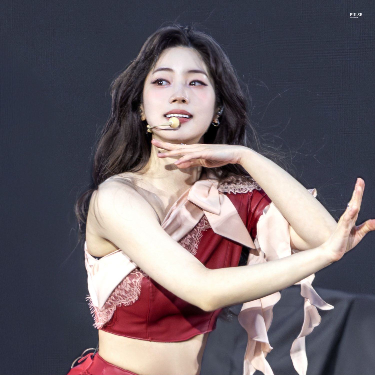 A moment captured by TWICE's fan