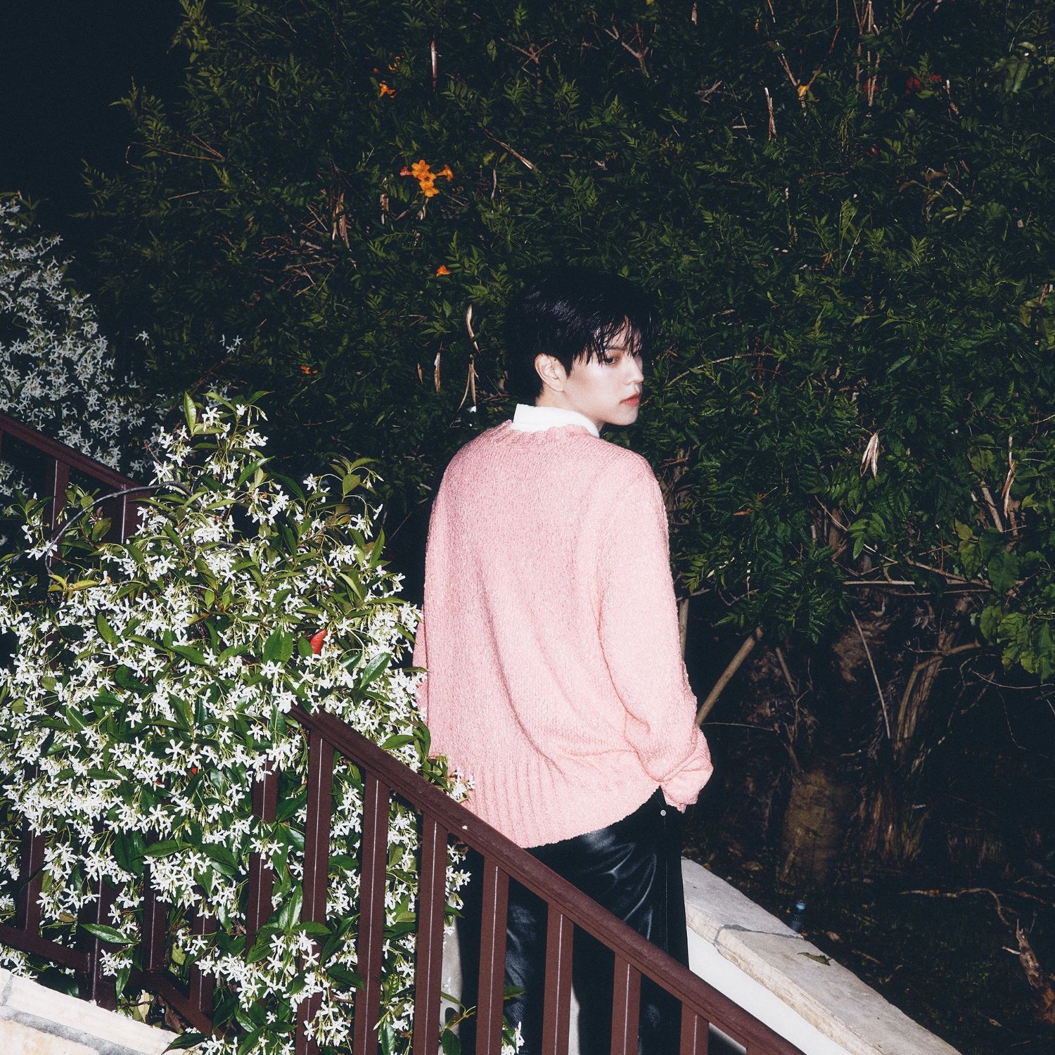 A moment captured by Stray Kids's fan