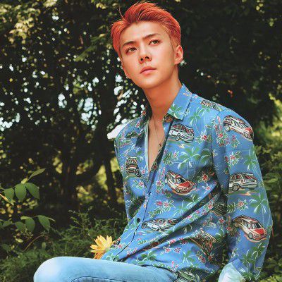 Behind-the-scenes cut of Sehun (EXO)